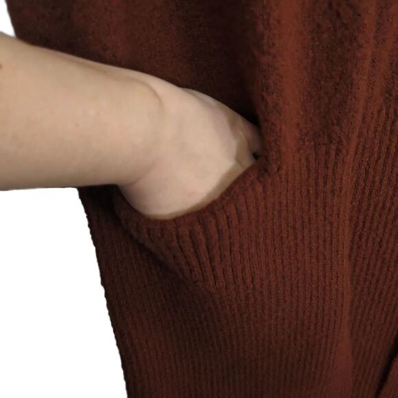 BB Dakota Steve Madden Women's M What's the Stitch Knit Long Cardigan Sweater - Picture 8 of 8